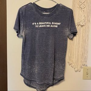 Freeze brand, distressed graphic tunic, size large, good condition